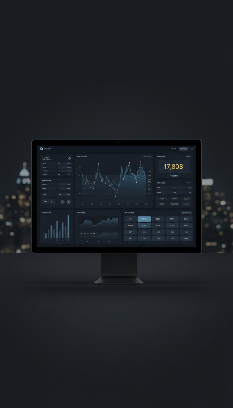 Trading-Dashboard mit Skyline-Interface
