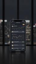 Exklusives Trading-Forum auf Smartphone